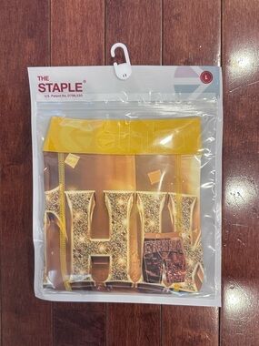 ethika Men's Yellow & Gold Graphic Boxer Briefs